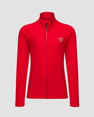 Bluza Rozpinana Chłopięca Rossignol Boy Fleece Czerwona