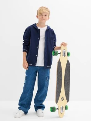 Bluza rozpinana college z czystej bawełny organicznej bonprix