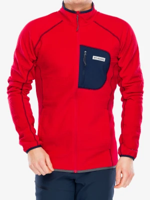 Bluza rozpinana Columbia Outdoor Tracks Full Zip - mountain red/navy