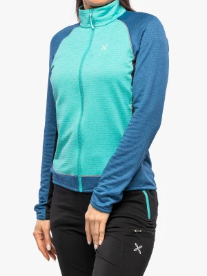 Bluza rozpinana damska Montura Thermal Color Maglia - care blue/deep blue