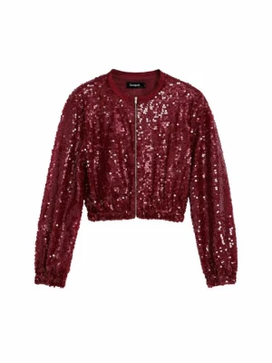 Bluza rozpinana Desigual czerwony