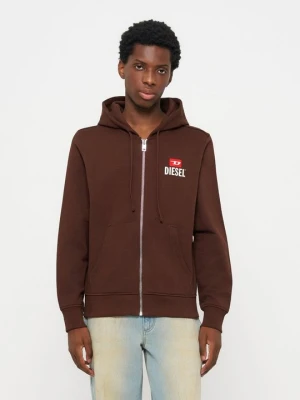 Bluza rozpinana Diesel brązowy