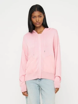 Bluza rozpinana DKNY różowy