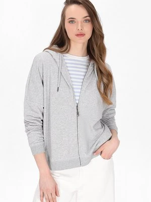 Bluza rozpinana Dreimaster szary