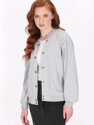 Bluza rozpinana Dreimaster szary