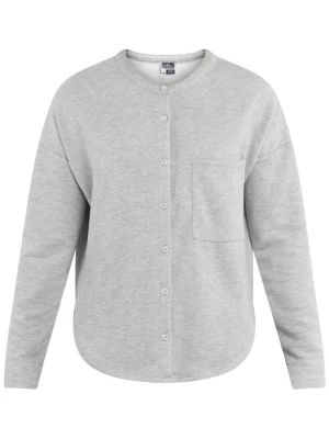 Bluza rozpinana Dreimaster jasnoszary melanż