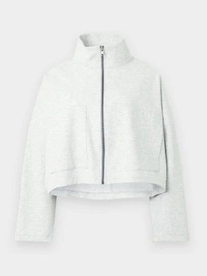 Bluza rozpinana Drykorn jasnoszary melanż