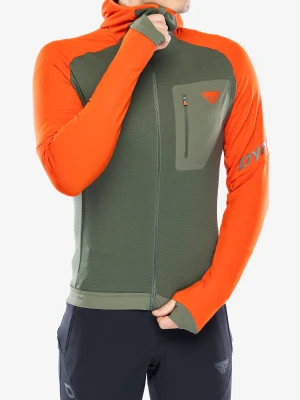 Bluza rozpinana Dynafit Radical Polartec Hooded Jacket - dawn orange