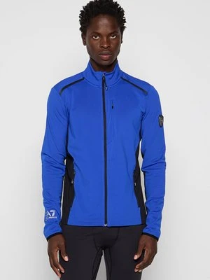 Bluza rozpinana EA7 Emporio Armani niebieski