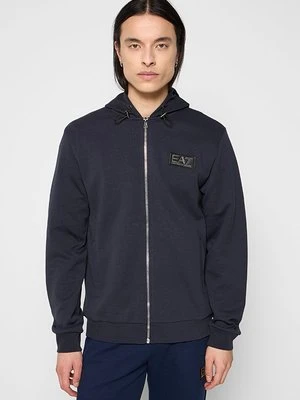 Bluza rozpinana EA7 Emporio Armani niebieski