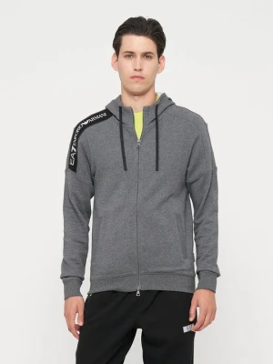 Bluza rozpinana EA7 Emporio Armani ciemnoszary