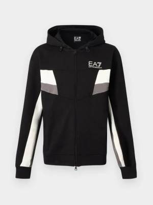 Bluza rozpinana EA7 Emporio Armani czarny