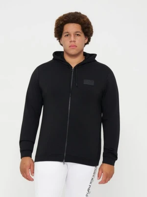 Bluza rozpinana EA7 Emporio Armani czarny