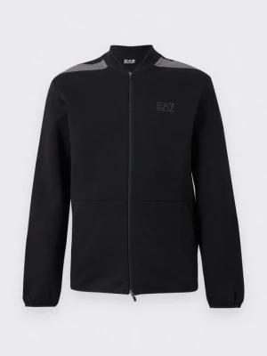 Bluza rozpinana EA7 Emporio Armani czarny