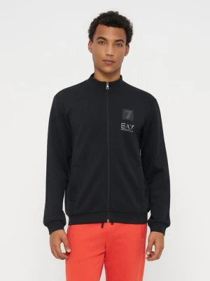 Bluza rozpinana EA7 Emporio Armani czarny