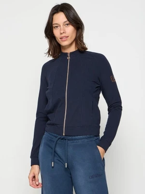 Bluza rozpinana EA7 Emporio Armani niebieski