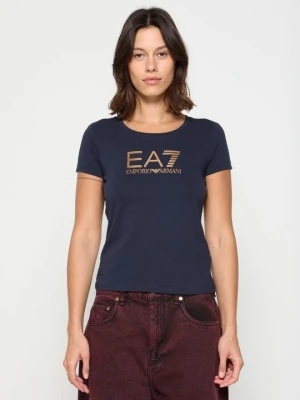 Bluza rozpinana EA7 Emporio Armani niebieski