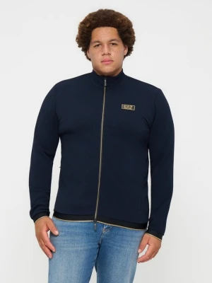 Bluza rozpinana EA7 Emporio Armani niebieski