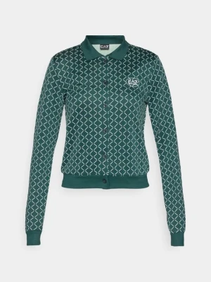 Bluza rozpinana EA7 Emporio Armani zielony