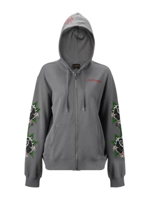 Bluza rozpinana Ed Hardy ciemnoszary
