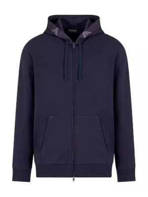 Bluza rozpinana Emporio Armani niebieski