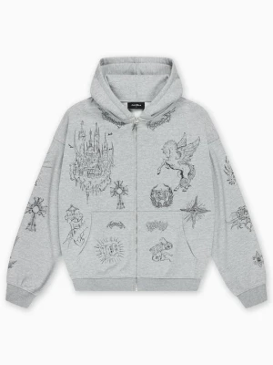 Bluza rozpinana FAVELA szary