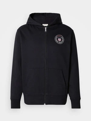 Bluza rozpinana Gant czarny