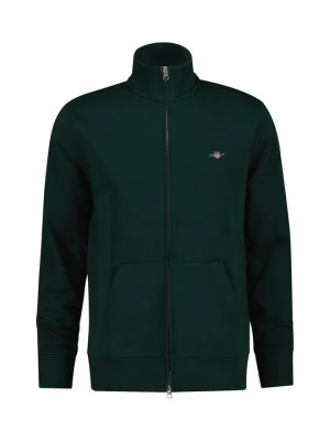 Bluza rozpinana Gant ciemnozielony