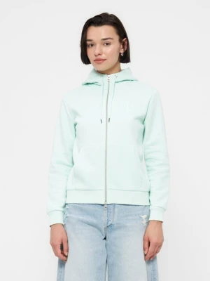 Bluza rozpinana Gant miętowy