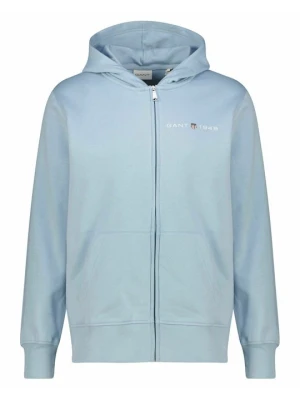 Bluza rozpinana Gant niebieski