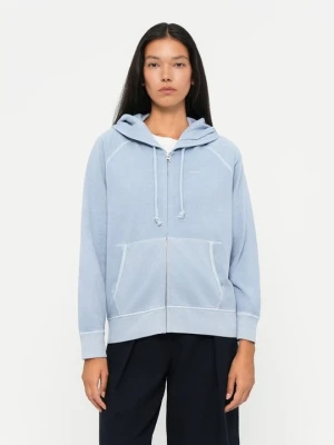 Bluza rozpinana Gant niebieski