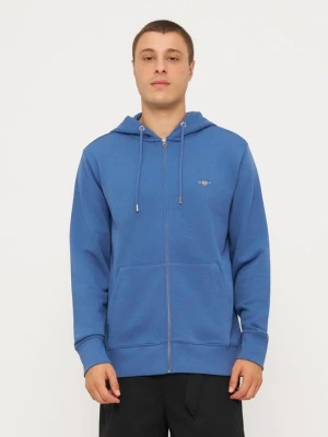 Bluza rozpinana Gant niebieski