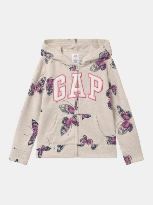 Bluza rozpinana GAP beżowy melanż