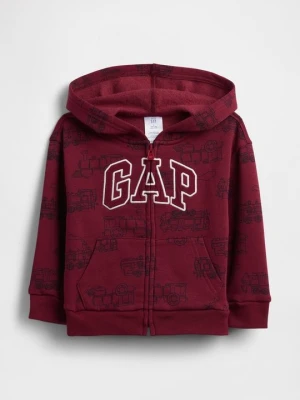 Bluza rozpinana GAP ciemnoczerwony