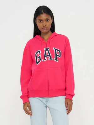 Bluza rozpinana GAP różowy neon