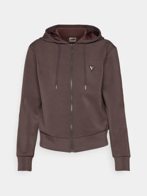 Bluza rozpinana Guess ciemnobrązowy