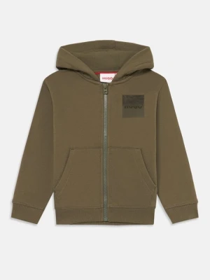 Bluza rozpinana Hugo oliwkowy
