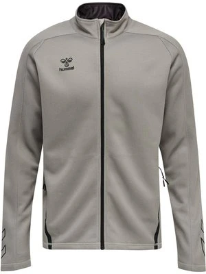 Bluza rozpinana Hummel szary melanż