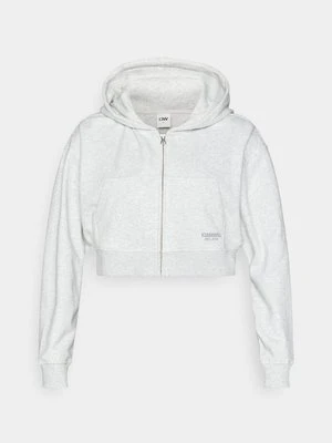Bluza rozpinana ICANIWILL jasnoszary melanż