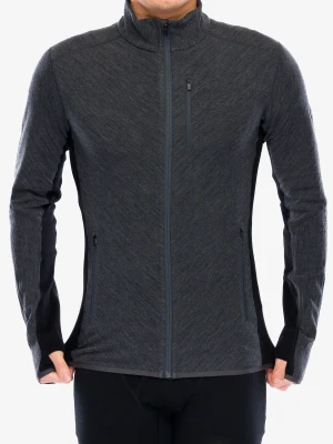 Bluza rozpinana Icebreaker Descender L/S Zip - jet/black