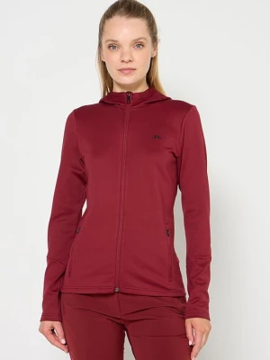 Bluza rozpinana J.Lindeberg bordowy