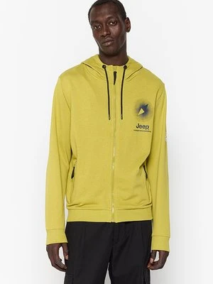 Bluza rozpinana Jeep jasnozielony