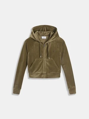 Bluza rozpinana Juicy Couture oliwkowy
