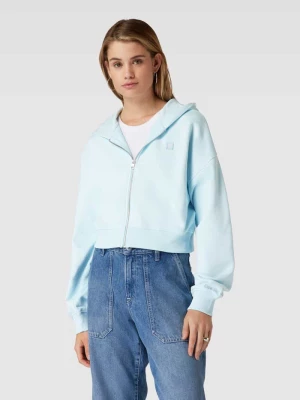 Bluza rozpinana krótka z naszywką z logo model ‘EMBRO’ Calvin Klein Jeans