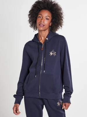Bluza rozpinana La Martina granatowy