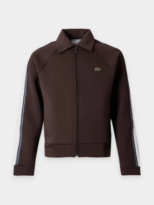 Bluza rozpinana Lacoste ciemnobrązowy