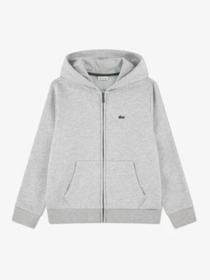 Bluza rozpinana Lacoste jasnoszary melanż