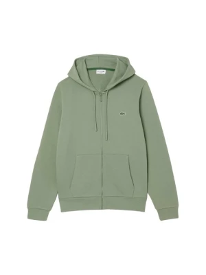 Bluza rozpinana Lacoste zielony