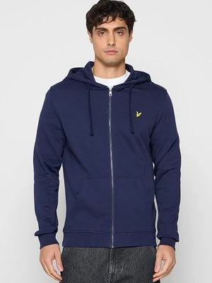 Bluza rozpinana Lyle & Scott niebieski