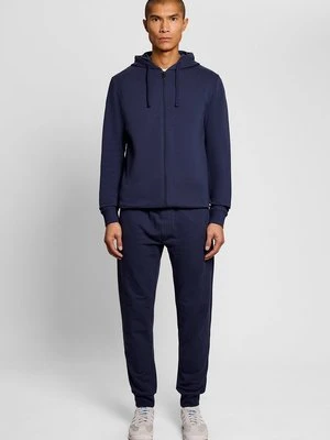 Bluza rozpinana Lyle & Scott niebieski
